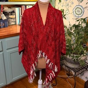 Vintage Handwoven Shawl by Sally Baldwin of Brown County (IN) Weavery